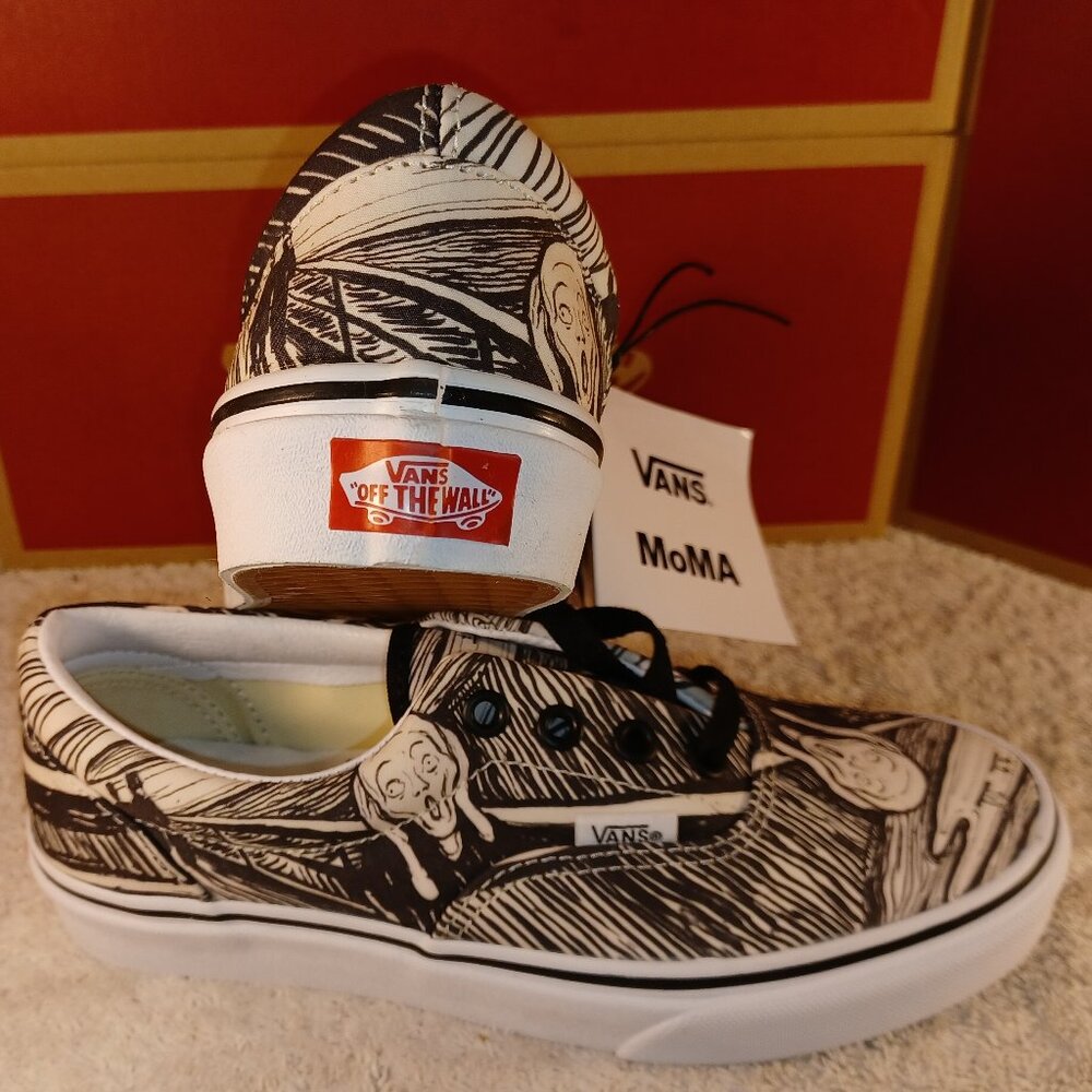Vans Men's 4/Women's 5.5 Era MoMA x 'Edvard Munch's The Scream' VN0A4BV41UB